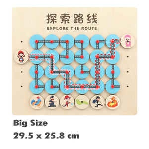 Maze Board Find The Route Puzzle CNF5 CNF7