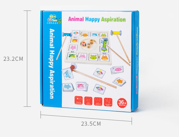تحميل الصورة في عارض الصور ، Children Montessori Wooden Educational Toys Animal Fun Board CNF5
