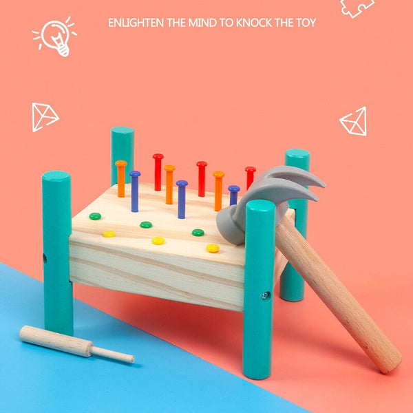 Load image into Gallery viewer, Nailing Table Montessori Children's Hand Eye CNF1 Coordination CNF5
