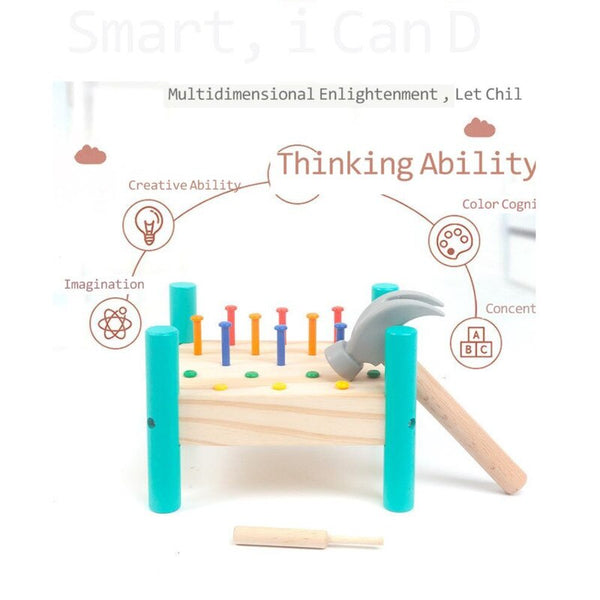 Load image into Gallery viewer, Nailing Table Montessori Children's Hand Eye CNF1 Coordination CNF5
