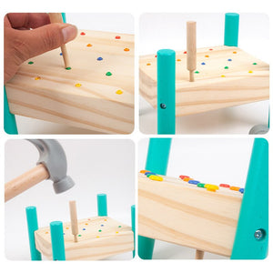 Nailing Table Montessori Children's Hand Eye CNF1 Coordination CNF5
