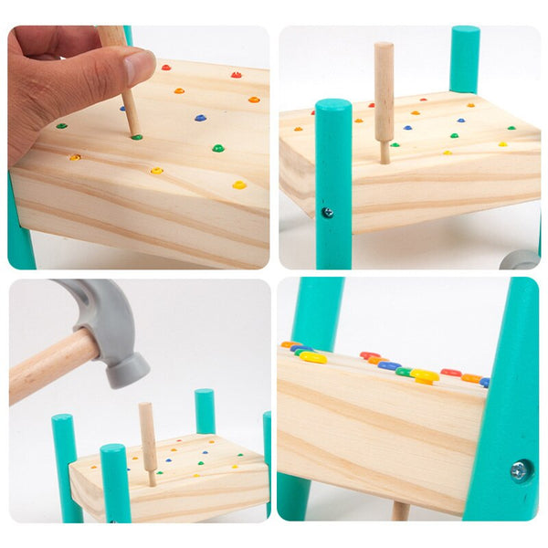 Load image into Gallery viewer, Nailing Table Montessori Children's Hand Eye CNF1 Coordination CNF5
