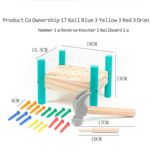 Nailing Table Montessori Children's Hand Eye CNF1 Coordination CNF5
