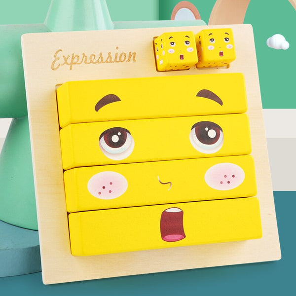 تحميل الصورة في عارض الصور ، Wooden Expression Building Block CNF5
