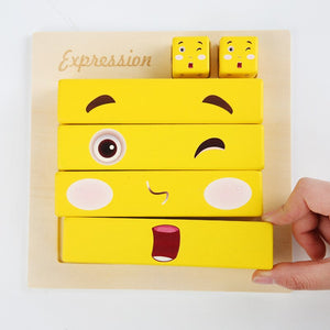Wooden Expression Building Block CNF5