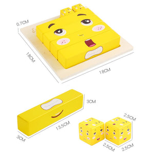 Wooden Expression Building Block CNF5