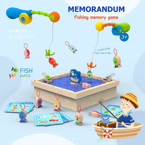 Wooden Montessori Toys Memory Chess CNF5