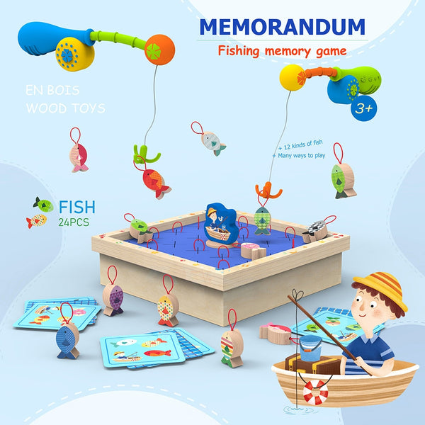 Load image into Gallery viewer, Wooden Montessori Toys Memory Chess CNF5
