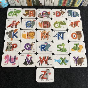 Cognitive Teaching Aids Recognize Digital & Letters Matching Puzzle CNF5