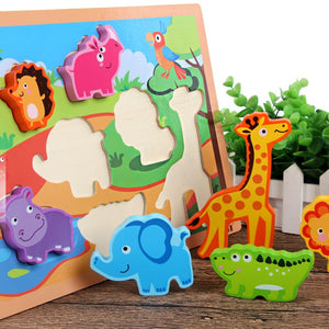 Wooden Shape Cognitive Hand Caught Board