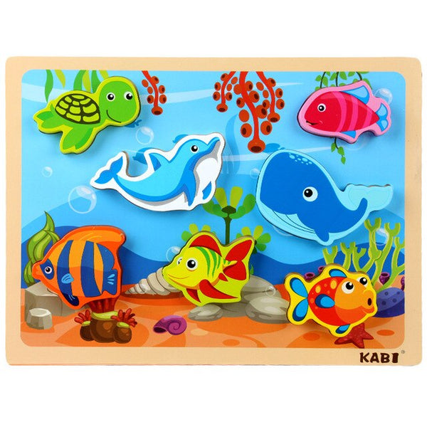 Load image into Gallery viewer, Wooden Shape Cognitive Hand Caught Board
