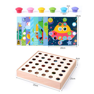 Cartoon Large Particle Mushroom Nail CNF5