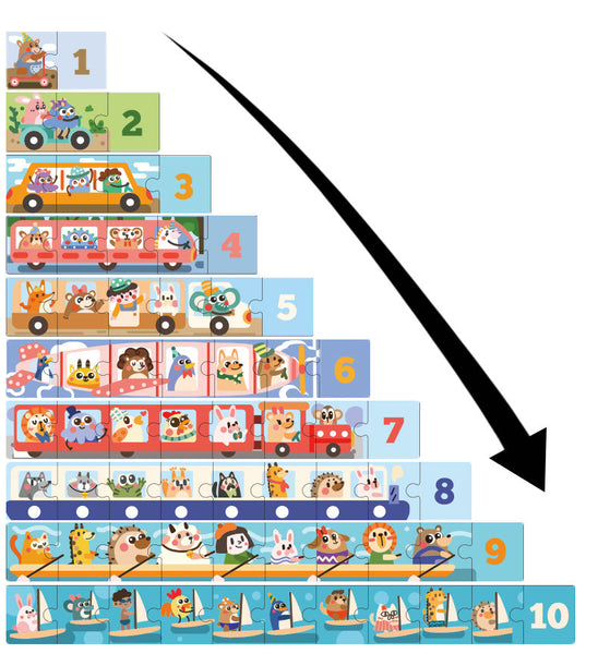 Load image into Gallery viewer, Large Pieces Puzzle Montessori Educational Wooden Puzzle CNF5
