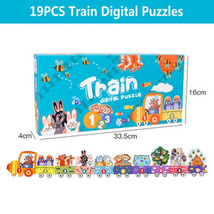 Large Pieces Puzzle Montessori Educational Wooden Puzzle CNF5
