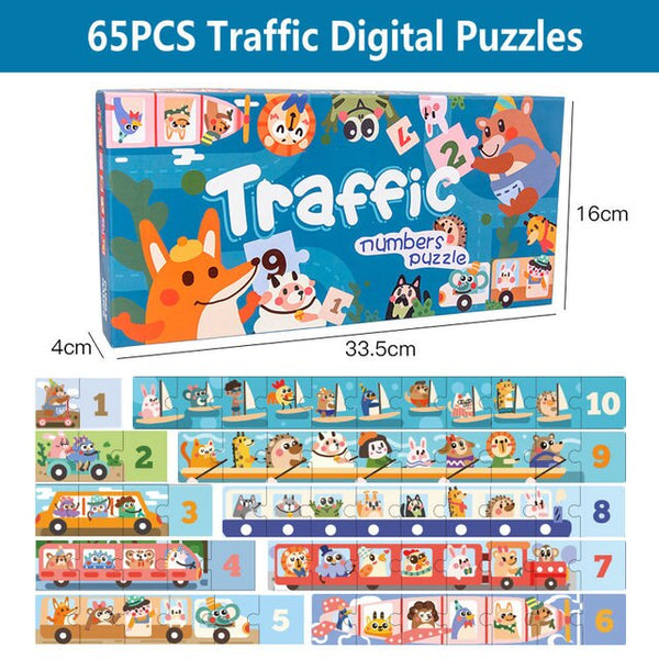 Load image into Gallery viewer, Large Pieces Puzzle Montessori Educational Wooden Puzzle CNF5
