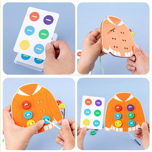 4 Pcs Wear Sewing Button Game CNF5