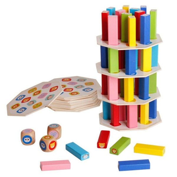 Load image into Gallery viewer, 54 Pcs Wooden Building Blocks CNF7
