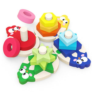 Wooden Geometric Puzzles CNF7