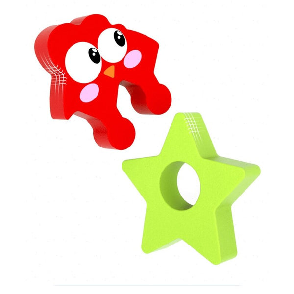 Load image into Gallery viewer, Wooden Geometric Puzzles CNF7
