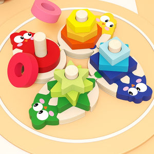 Wooden Geometric Puzzles CNF7