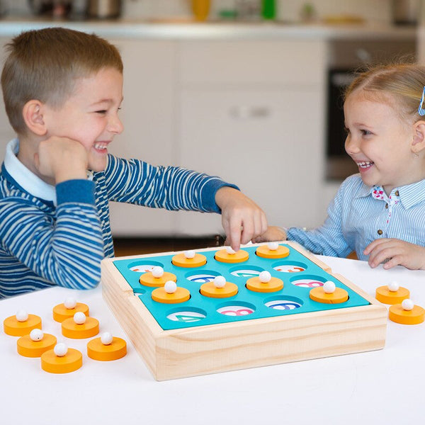Load image into Gallery viewer, 3 in 1 Memory Chess Toy Clip Bead Game CNF7
