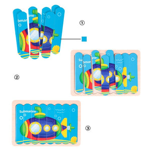 Double-sided 3D Jigsaw Bar Puzzles CNF7