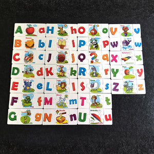 Kids Uppercase And Lowercase Letter Matching Card CNF7