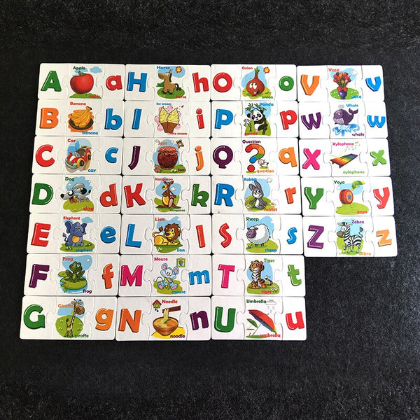 تحميل الصورة في عارض الصور ، Kids Uppercase And Lowercase Letter Matching Card CNF7
