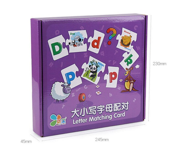تحميل الصورة في عارض الصور ، Kids Uppercase And Lowercase Letter Matching Card CNF7
