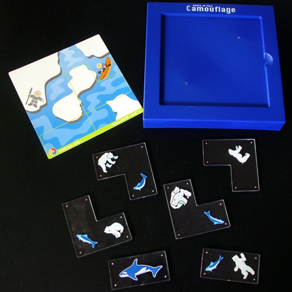 Load image into Gallery viewer, 48 IQ North Pole Bear Camouflage Logical Thinking- CNF A
