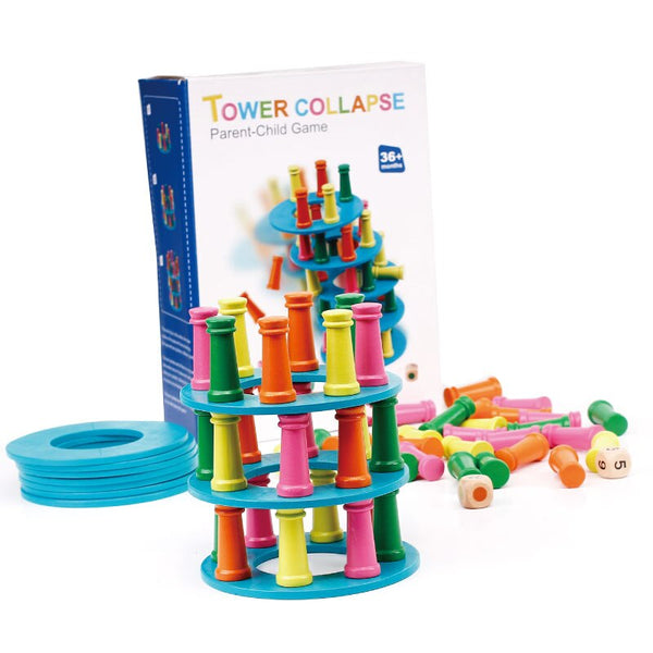 Load image into Gallery viewer, Colourful Tower Collapse Folds CNF6
