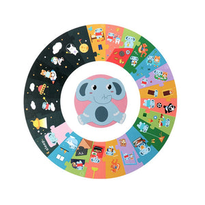 Elephant Day and Night Activity Puzzle CNF7