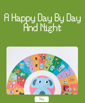 Elephant Day and Night Activity Puzzle CNF7