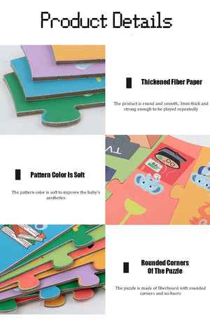 Elephant Day and Night Activity Puzzle CNF7