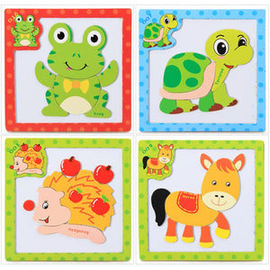 10pcs Wholesale Wood Puzzle CNF6