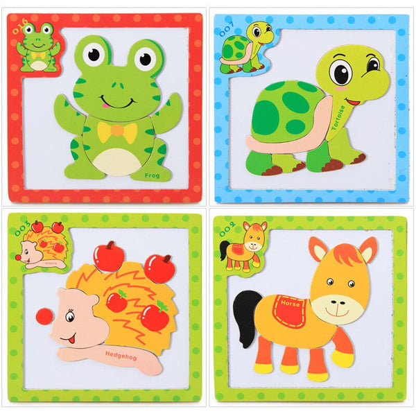 Load image into Gallery viewer, 10pcs Wholesale Wood Puzzle CNF6
