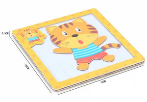 10pcs Wholesale Wood Puzzle CNF6