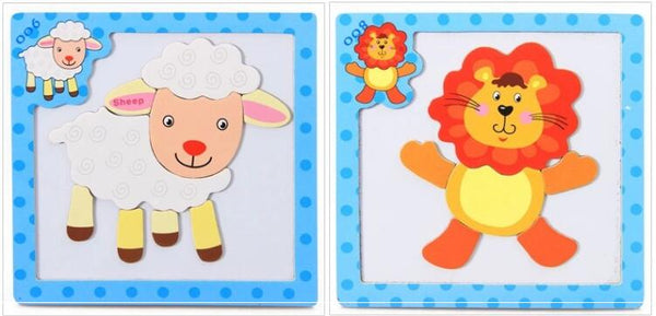 Load image into Gallery viewer, 10pcs Wholesale Wood Puzzle CNF6
