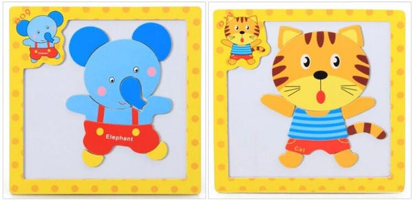 Load image into Gallery viewer, 10pcs Wholesale Wood Puzzle CNF6
