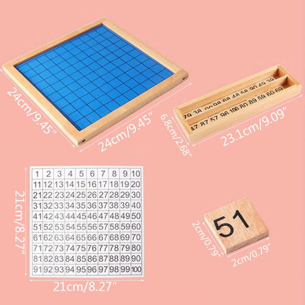 Load image into Gallery viewer, Hundred Board Montessori 1-100 CNF7
