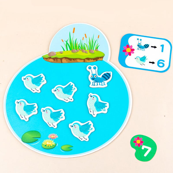 Load image into Gallery viewer, Pond Animals Counting Interactive Game CNF6
