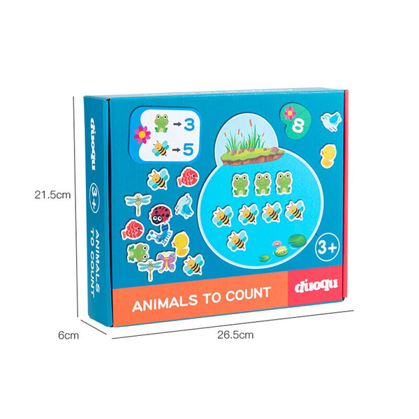 Load image into Gallery viewer, Pond Animals Counting Interactive Game CNF6
