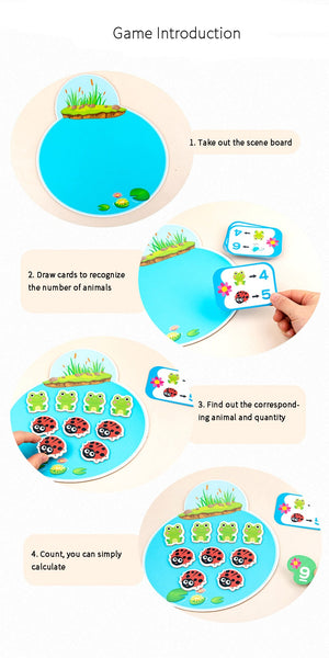 Load image into Gallery viewer, Pond Animals Counting Interactive Game CNF6
