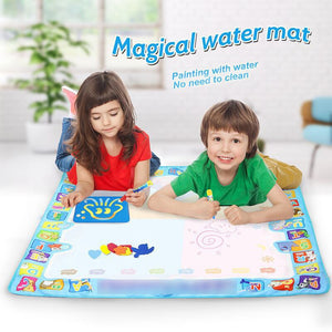 Child Water Drawing Mat Coloring Doodle Mat with Pens-AE
