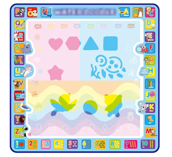 Load image into Gallery viewer, Child Water Drawing Mat Coloring Doodle Mat with Pens-AE
