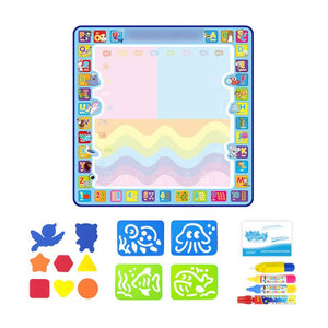 Child Water Drawing Mat Coloring Doodle Mat with Pens-AE