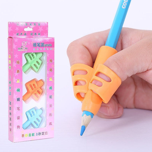 Load image into Gallery viewer, 12 Pcs Pencils Silicone Pen Holder Grip For Student Writing Correction Stationery-AE

