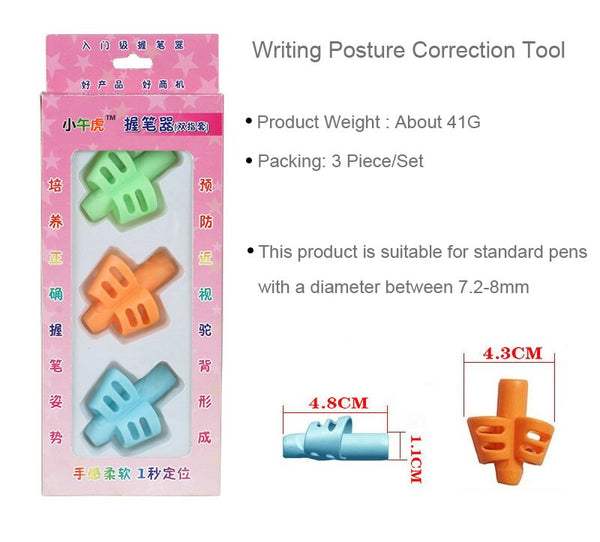 Load image into Gallery viewer, 12 Pcs Pencils Silicone Pen Holder Grip For Student Writing Correction Stationery-AE
