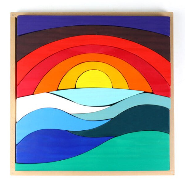 Load image into Gallery viewer, High Quality Rainbow Blocks Set CNF1
