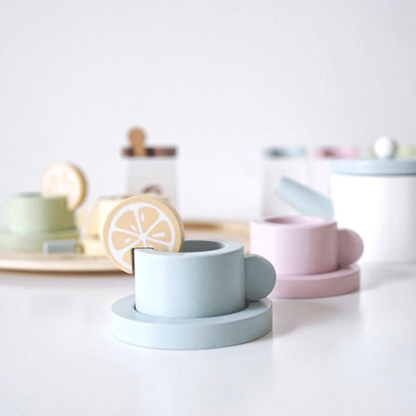 تحميل الصورة في عارض الصور ، Set Simulation Fashion Simple Tea Time Tray CNF1
